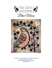 The Artsy Housewife Blue Moon Cross Stitch Pattern