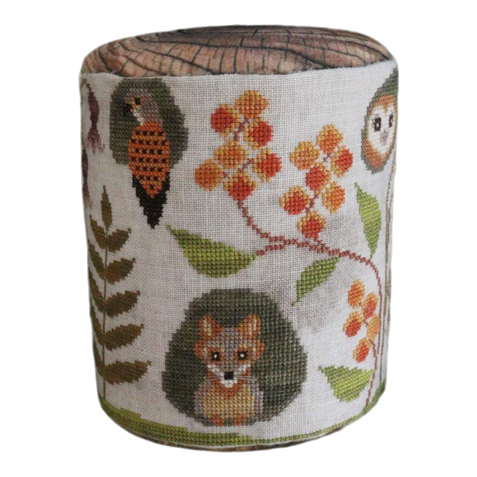 The Blue Flower Trunk Town Spring Cross Stitch Pattern