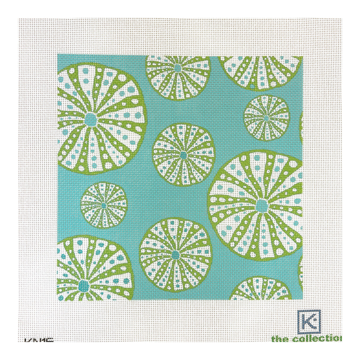 The Collection Designs Kate Nelligan Sea Urchins Needlepoint Canvas