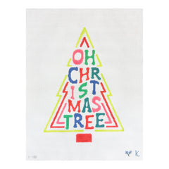The Collection Designs Kay Irby Oh Christmas Tree Needlepoint Canvas
