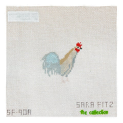 The Collection Designs Sara Fitz Rooster Needlepoint Canvas