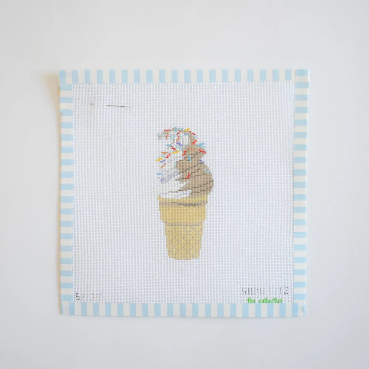 The Collection Designs Sara Fitz Soft Serve Needlepoint Canvas