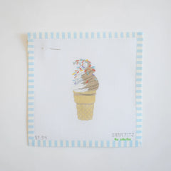 The Collection Designs Sara Fitz Soft Serve Needlepoint Canvas