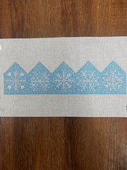 The Gingham Stitchery Maddie Sweet Designs Birthday Crown Snowflakes Needlepoint Canvas