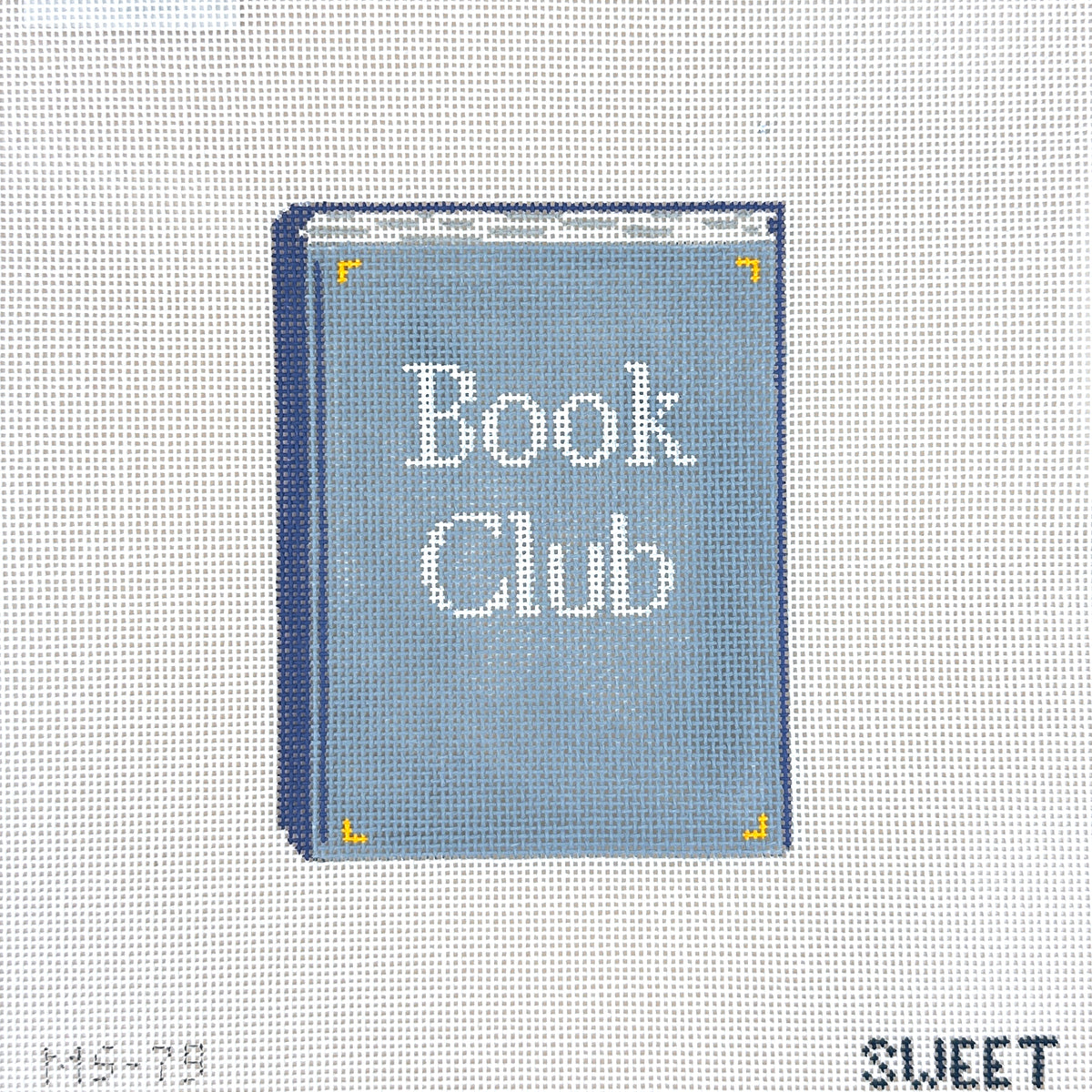 The Gingham Stitchery Maddie Sweet Designs Book Club Book Needlepoint Canvas