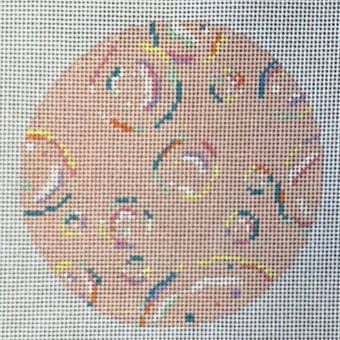 The Gingham Stitchery Maddie Sweet Designs Bubbles Ornament No Wand Needlepoint Canvas