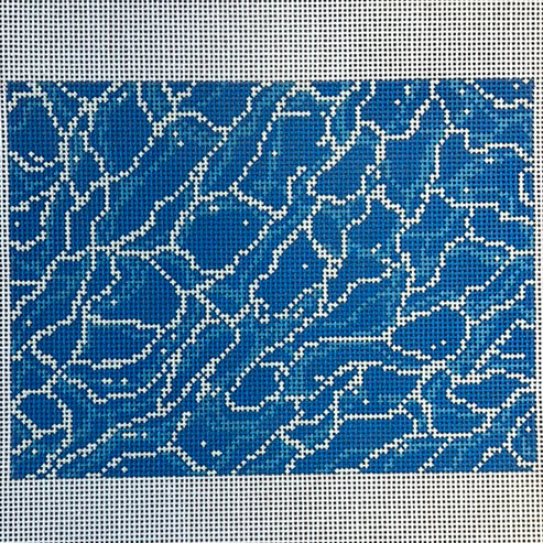 The Gingham Stitchery Maddie Sweet Designs Empty Pool Clutch Needlepoint Canvas