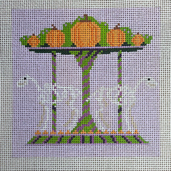The Gingham Stitchery Maddie Sweet Designs Headless Horseman Carousel 18 Mesh Needlepoint Canvas