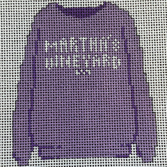 The Gingham Stitchery Maddie Sweet Designs Martha's Vineyard Sweatshirt Purple Needlepoint Canvas