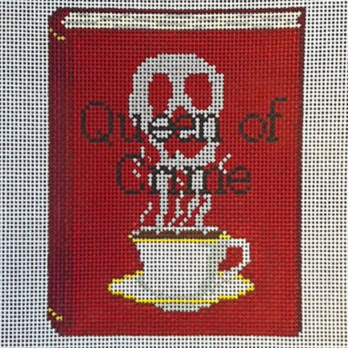 The Gingham Stitchery Maddie Sweet Designs Queen Of Crime Book Needlepoint Canvas