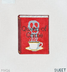 The Gingham Stitchery Maddie Sweet Designs Queen Of Crime Book Needlepoint Canvas