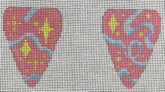 The Gingham Stitchery Maddie Sweet Designs Sparkle Scissor Case 13 Needlepoint Canvas