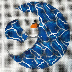 The Gingham Stitchery Maddie Sweet Designs Swan Float Ornament Needlepoint Canvas