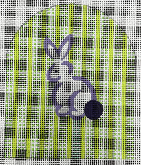 The Gingham Stitchery Maiden Lane Margie Bunny 2 Needlepoint Canvas
