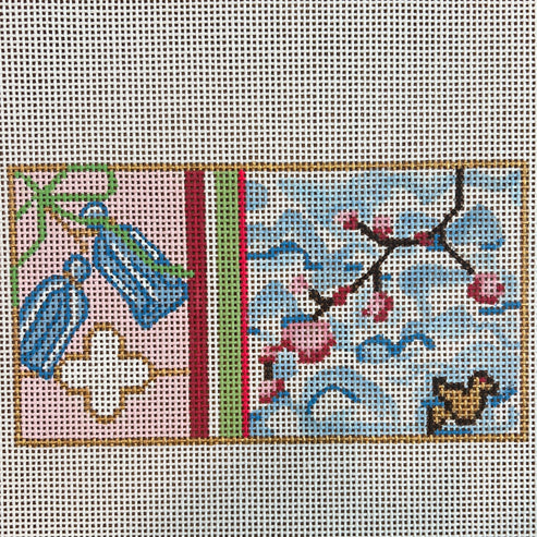 The Gingham Stitchery Maiden Lane Spring Blossom Insert Needlepoint Canvas