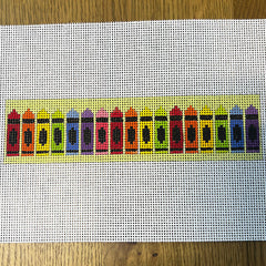 The Gingham Stitchery The Gingham Stitchery Crayon Key Fob Needlepoint Canvas