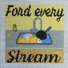 The Gingham Stitchery The Gingham Stitchery Ford Every Stream Needlepoint Canvas