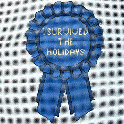 The Gingham Stitchery The Gingham Stitchery I Survived The Holidays Needlepoint Canvas