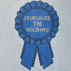 The Gingham Stitchery The Gingham Stitchery I Survived The Holidays Needlepoint Canvas
