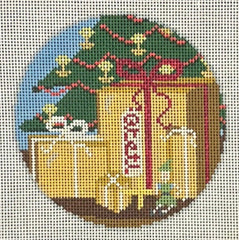 The Gingham Stitchery The Squirrel And The Snail My Favorite Things Brown Paper Packages Needlepoint Canvas