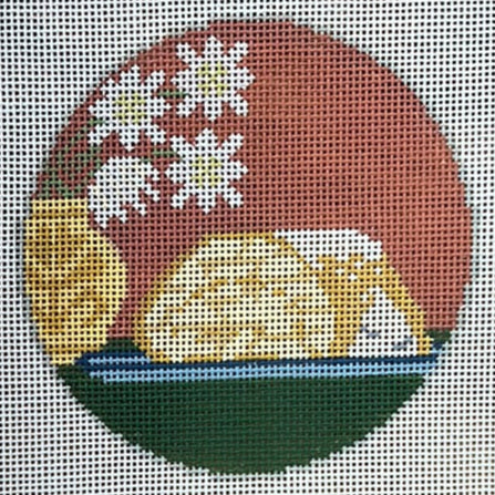The Gingham Stitchery The Squirrel And The Snail My Favorite Things Crisp Apple Strudels Needlepoint Canvas