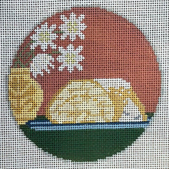 The Gingham Stitchery The Squirrel And The Snail My Favorite Things Crisp Apple Strudels Needlepoint Canvas