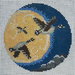 The Gingham Stitchery The Squirrel And The Snail My Favorite Things Wild Geese That Fly Needlepoint Canvas