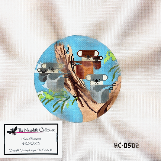 Charley Harper Koala Tree Needlepoint Canvas