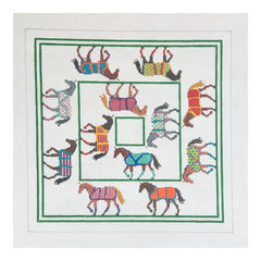 The Meredith Collection Horse Blankets Needlepoint Canvas