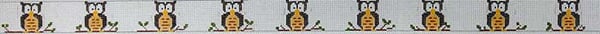 The Meredith Collection Owls Belt Needlepoint Canvas