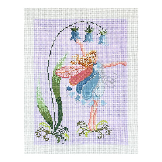 The Meredith Collection Treglown Designs Blue Bell Fairy Needlepoint Canvas
