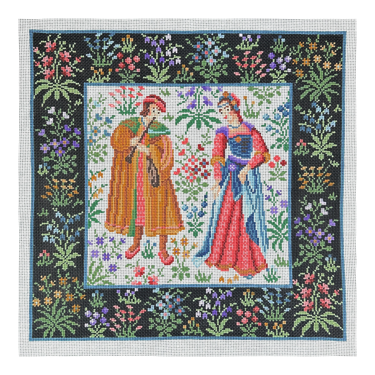 The Meredith Collection Treglown Designs Tapestry with People Needlepoint Canvas