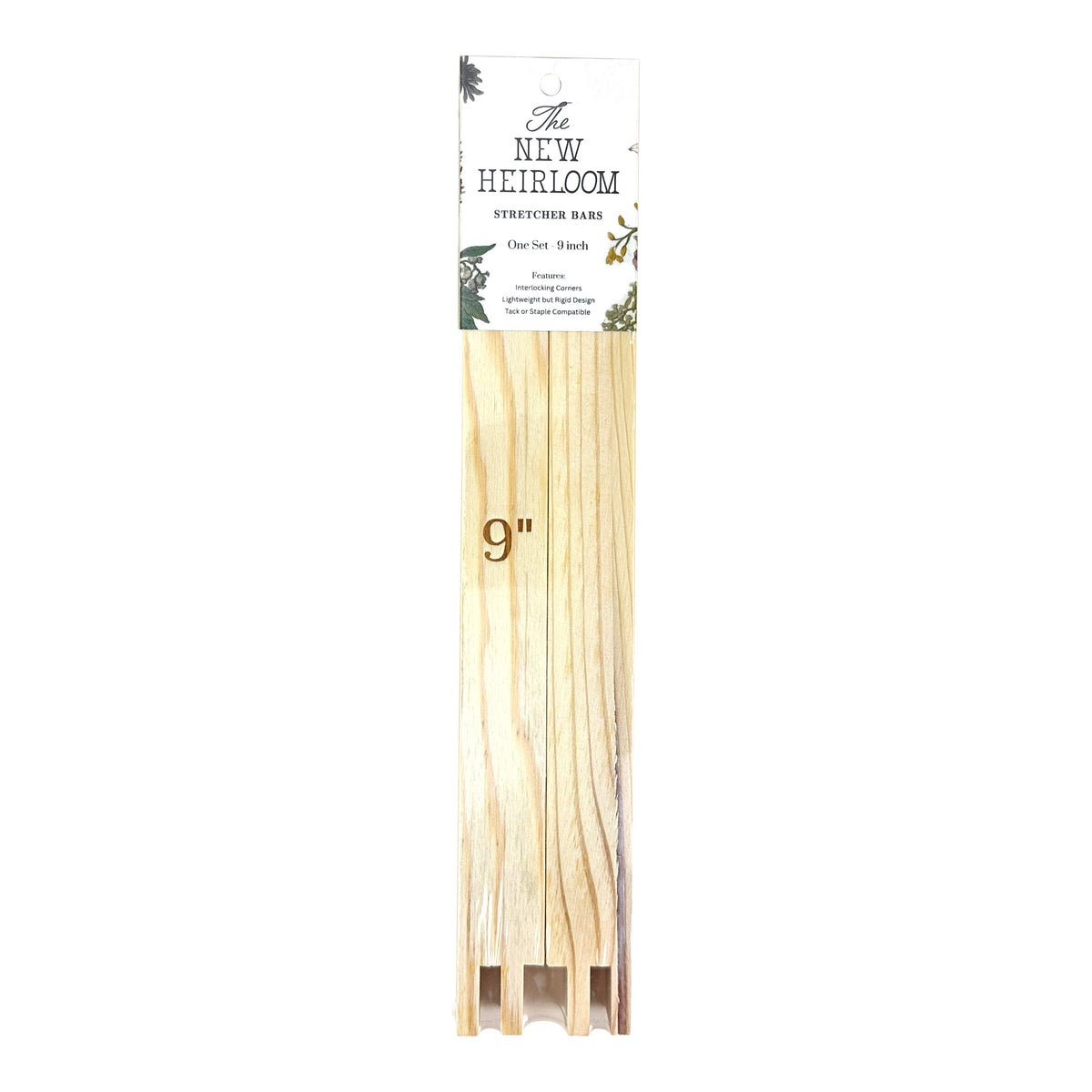 The New Heirloom Stretcher Bar Pair - 9 inch