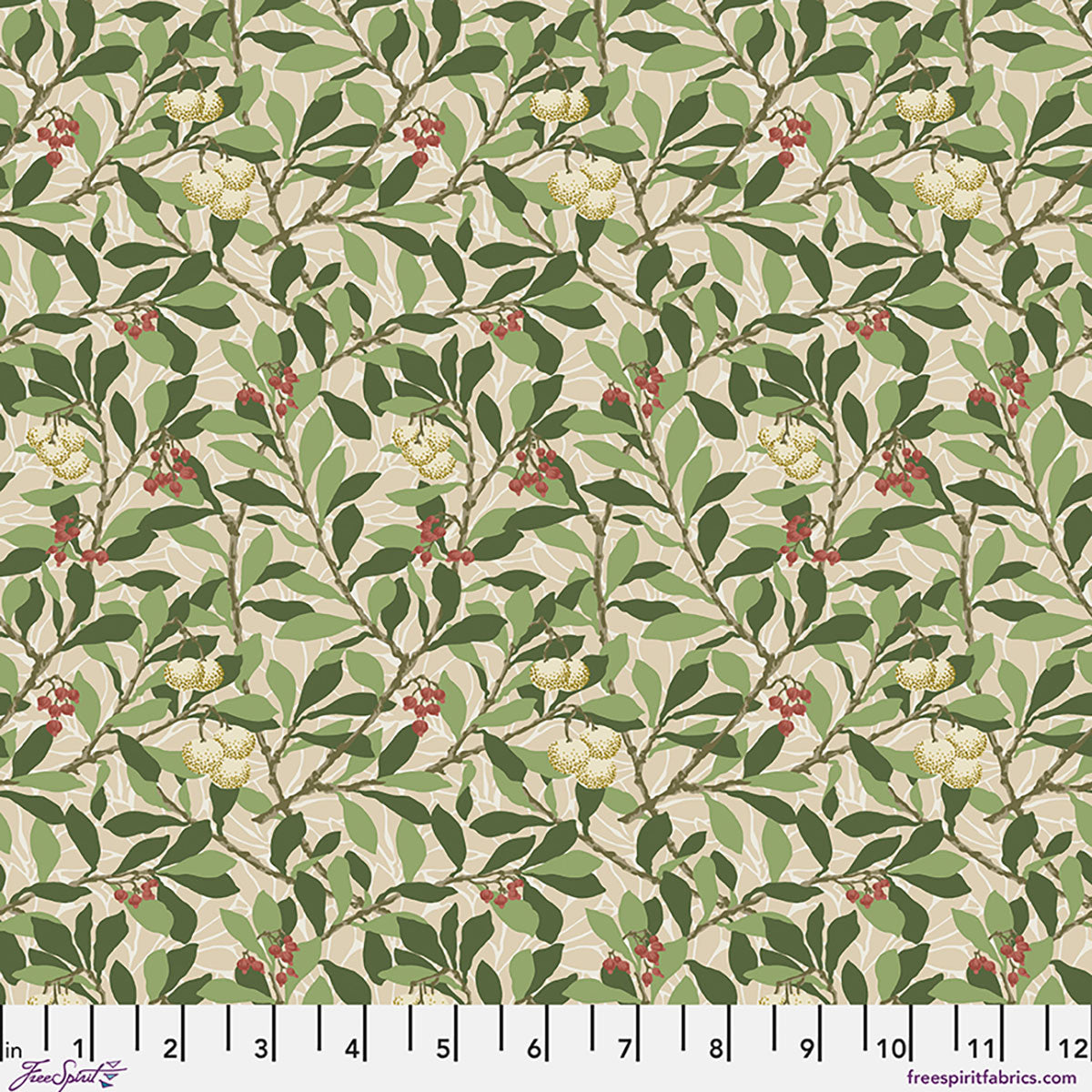 The Original Morris & Co Fabric Arbutus - Bay
