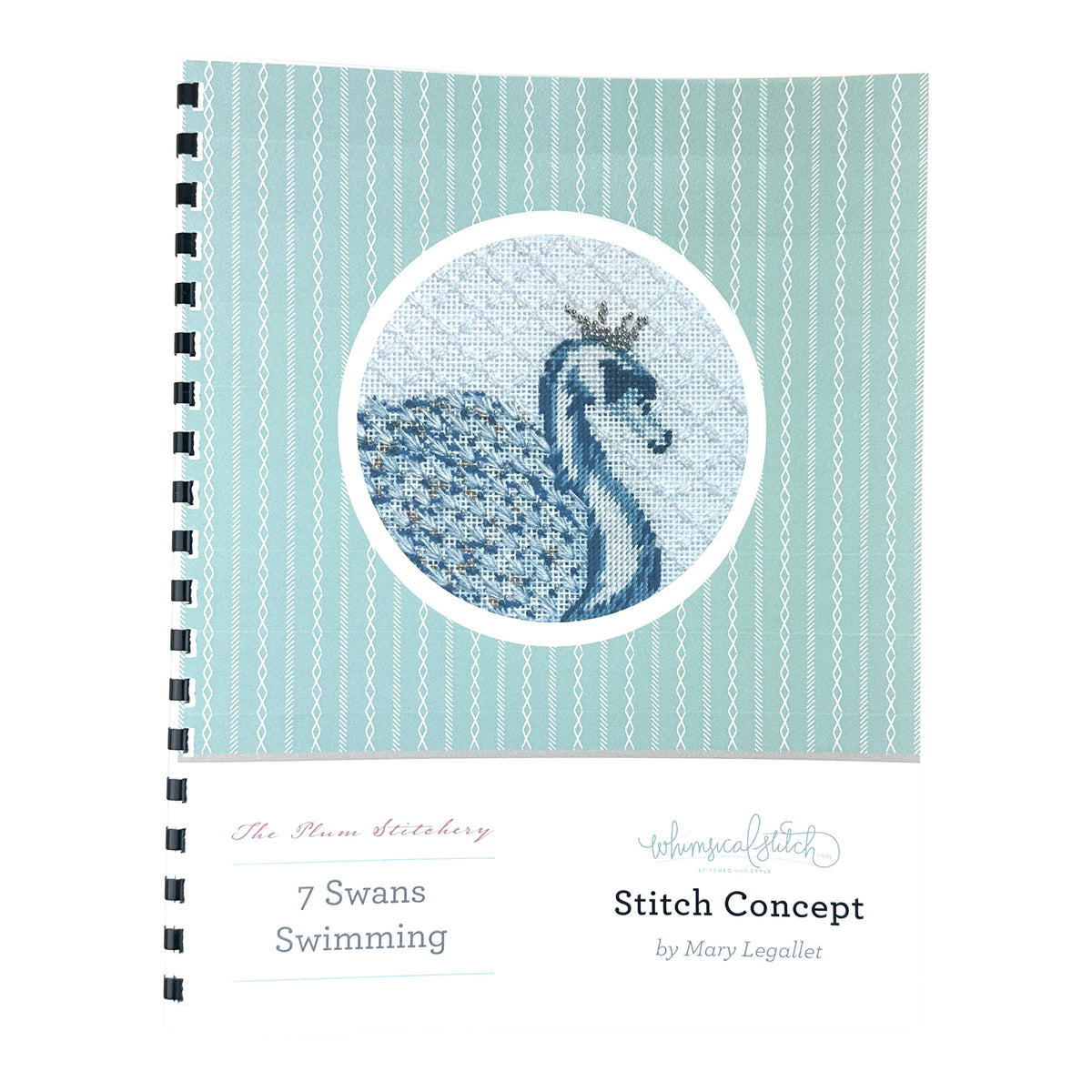 The Plum Stitchery 7 Swans a Swimming Stitch Concept Guide From Whimsical Stitch
