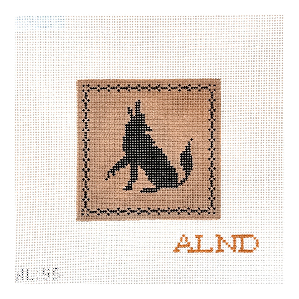 The Plum Stitchery Amy Lewandowski Coyote Needlepoint Canvas