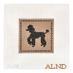 The Plum Stitchery Amy Lewandowski Full Poodle Needlepoint Canvas