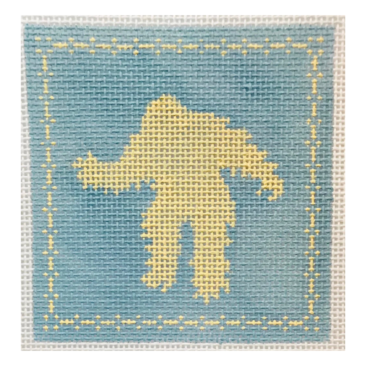 The Plum Stitchery Amy Lewandowski Snow Monster Needlepoint Canvas
