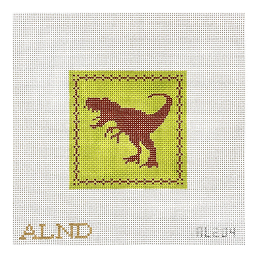 The Plum Stitchery Amy Lewandowski T Rex Needlepoint Canvas