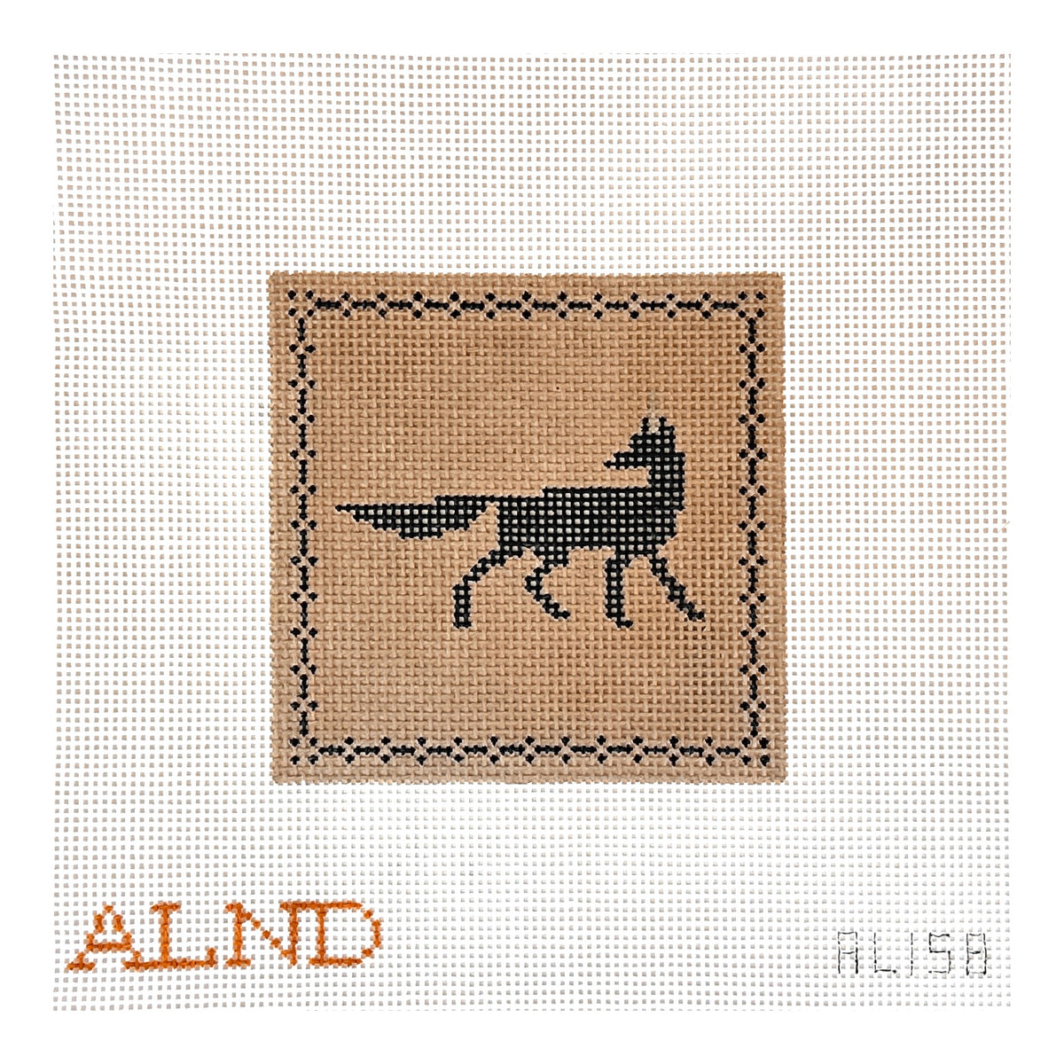 The Plum Stitchery Amy Lewandowski Walking Fox Needlepoint Canvas
