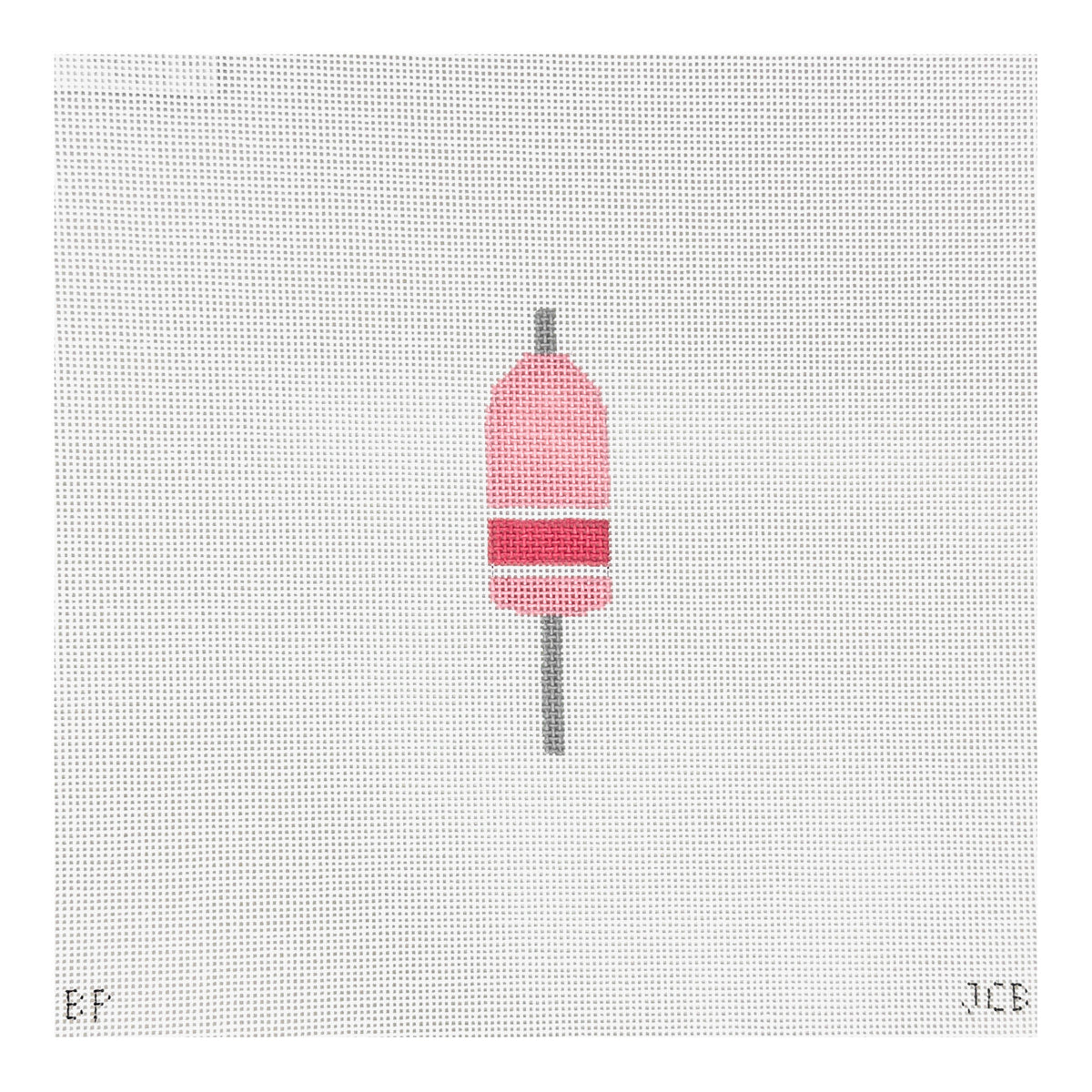 The Plum Stitchery JCB Stitches Buoy Needlepoint Canvas - Pink