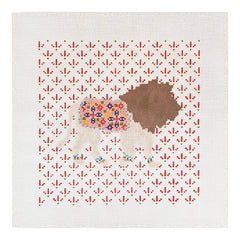 The Plum Stitchery Caitlin Peters Lion Needlepoint Canvas