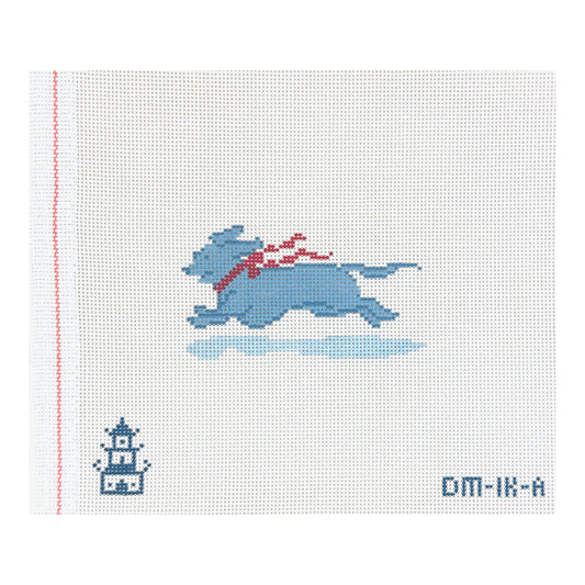 The Plum Stitchery Dana Mahnke Dachshund Needlepoint Canvas