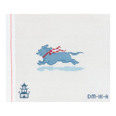 The Plum Stitchery Dana Mahnke Dachshund Needlepoint Canvas