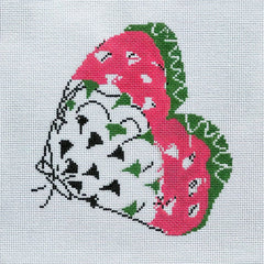 The Plum Stitchery Dana Gibson Butterfly Needlepoint Canvas