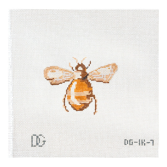 The Plum Stitchery Dana Gibson Scarab Collection - Yellow Needlepoint Canvas