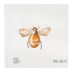 The Plum Stitchery Dana Gibson Scarab Collection - Yellow Needlepoint Canvas