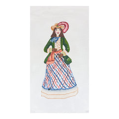 The Plum Stitchery The Stitched Garden Diana of Vernon Needlepoint Canvas