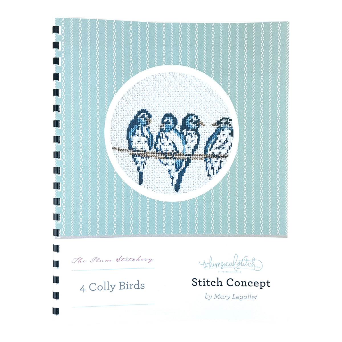 The Plum Stitchery Four Colly Birds Stitch Concept Guide From Whimsical Stitch
