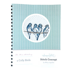 The Plum Stitchery Four Colly Birds Stitch Concept Guide From Whimsical Stitch